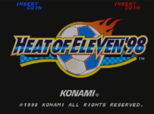 Konami M2 Heat of Eleven football game