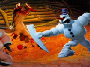 Clay Fighters 3 - High Five vs Frosty