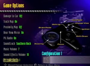 M2 IMSA setup screen showing unique controller