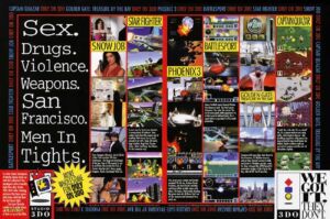 Sex Drugs Violence 3DO advert