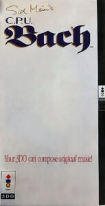 3DO CPU Bach front of box