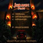 Jurassic Park game intro screen
