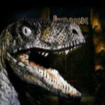 Velociraptor from opening movie