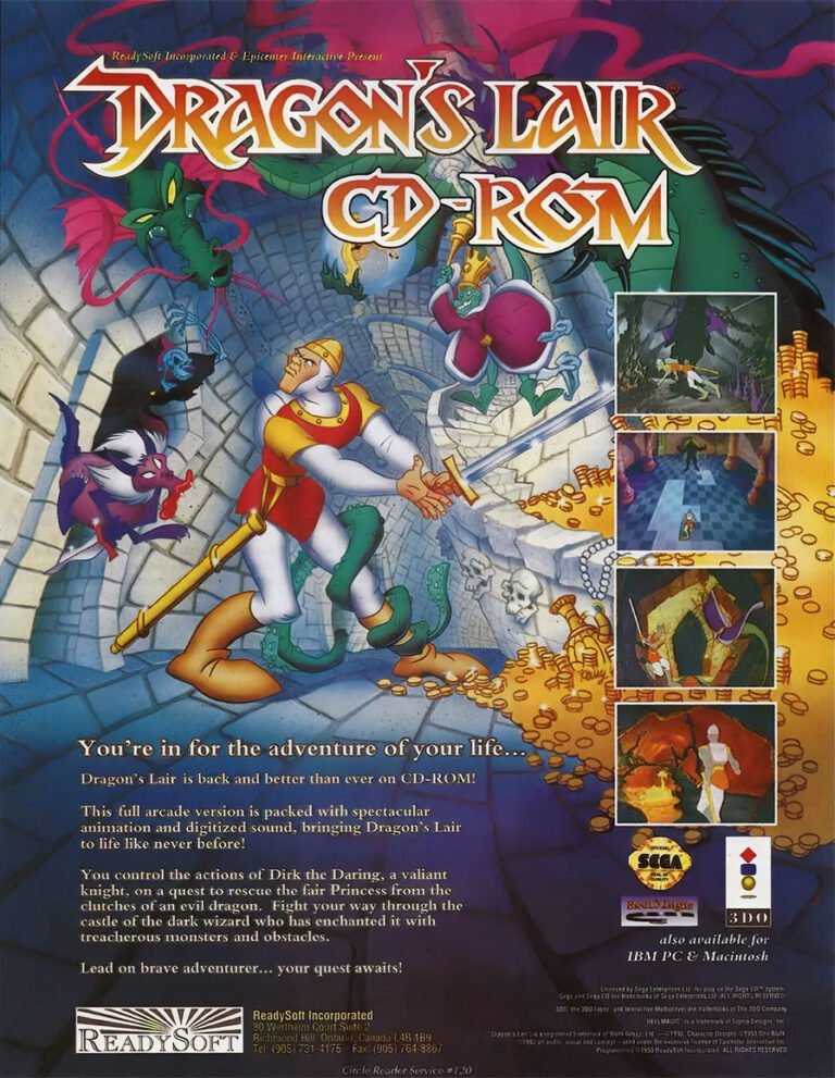 Dragon's Lair 3DO Poster