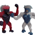 Chaos and Blizzard action figures