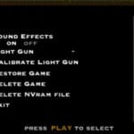 Corpse Killer 3DO options